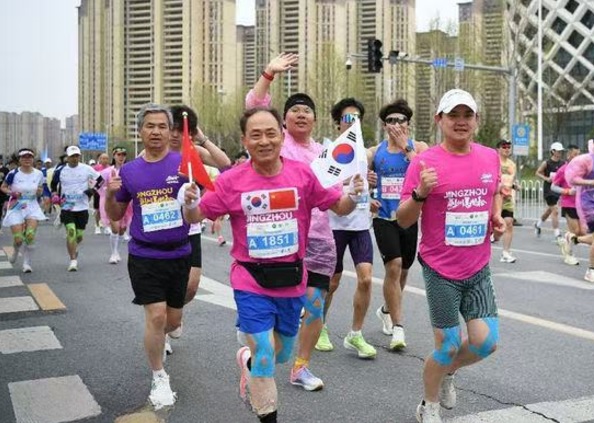 총영사, 2025 징저우 마라톤 대회 참가(3.30)